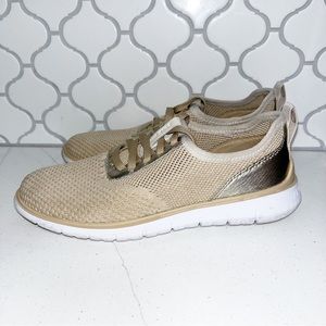 Cole Haan Beige and Gold Women's Sneakers